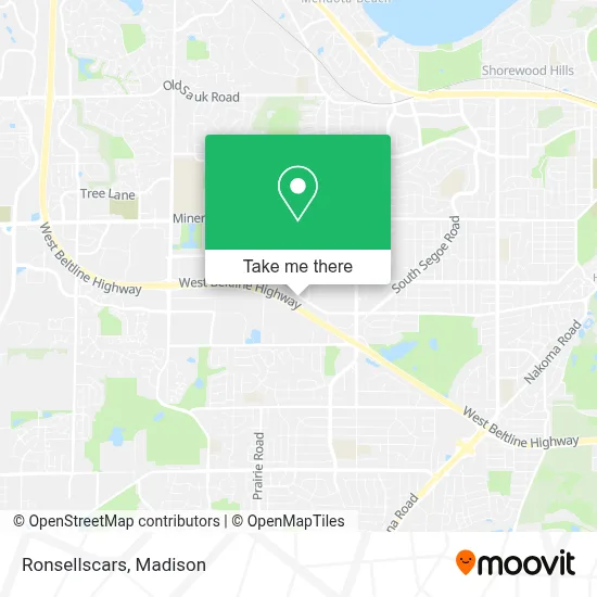 Ronsellscars map