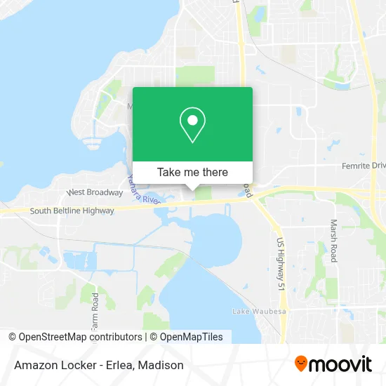 Amazon Locker - Erlea map