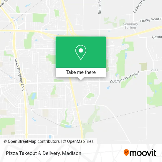 Pizza Takeout & Delivery map