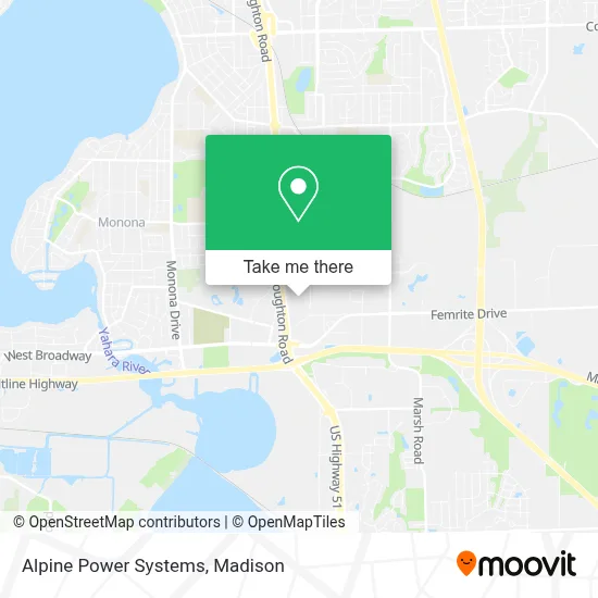 Alpine Power Systems map