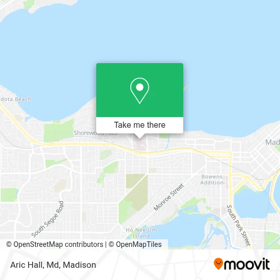 Aric Hall, Md map