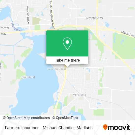 Farmers Insurance - Michael Chandler map