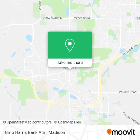 Bmo Harris Bank Atm map