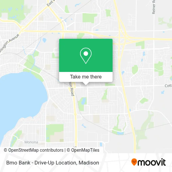 Bmo Bank - Drive-Up Location map