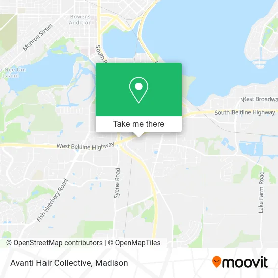 Avanti Hair Collective map