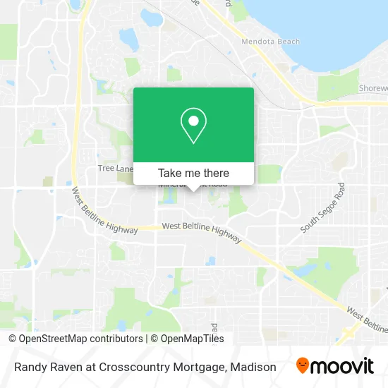 Randy Raven at Crosscountry Mortgage map