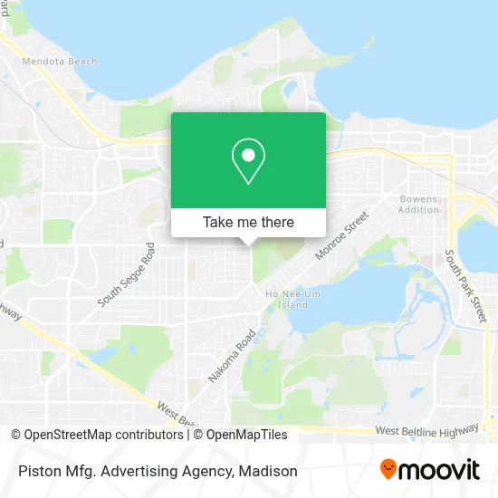 Piston Mfg. Advertising Agency map