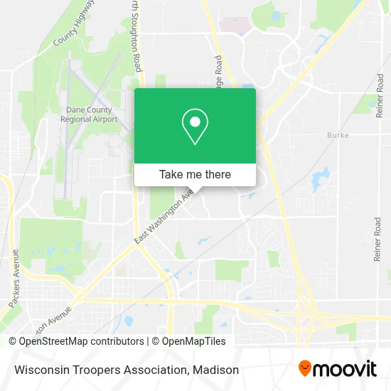 Wisconsin Troopers Association map