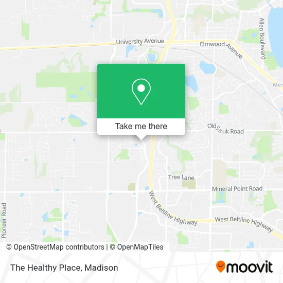 The Healthy Place map
