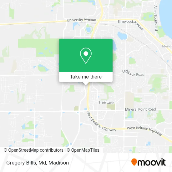 Gregory Bills, Md map
