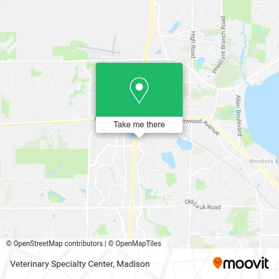 Veterinary Specialty Center map