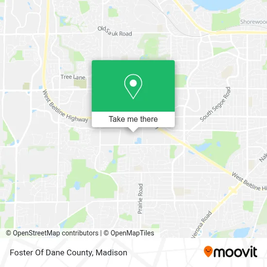Foster Of Dane County map