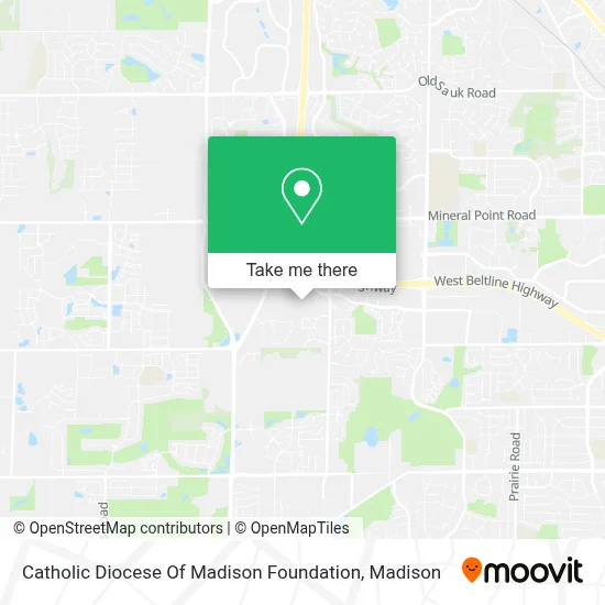 Catholic Diocese Of Madison Foundation map