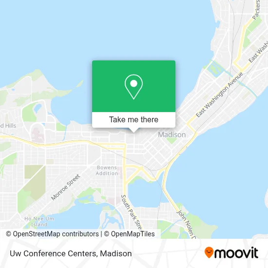 Uw Conference Centers map