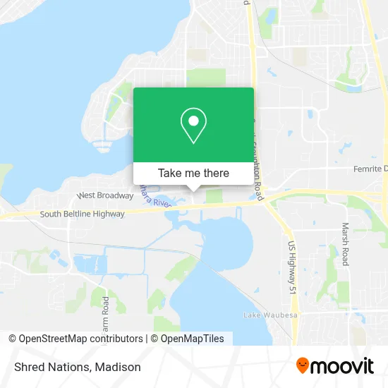 Shred Nations map
