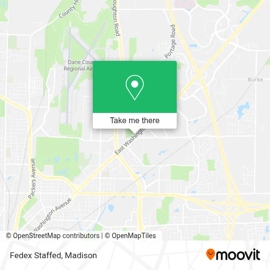 Fedex Staffed map
