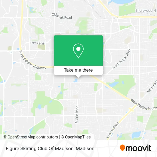 Figure Skating Club Of Madison map
