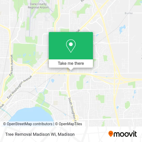 Tree Removal Madison Wi map