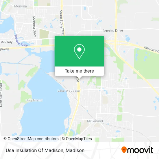 Usa Insulation Of Madison map