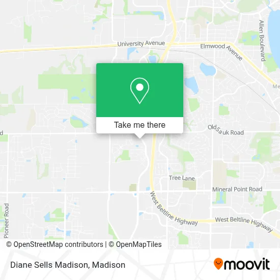 Diane Sells Madison map
