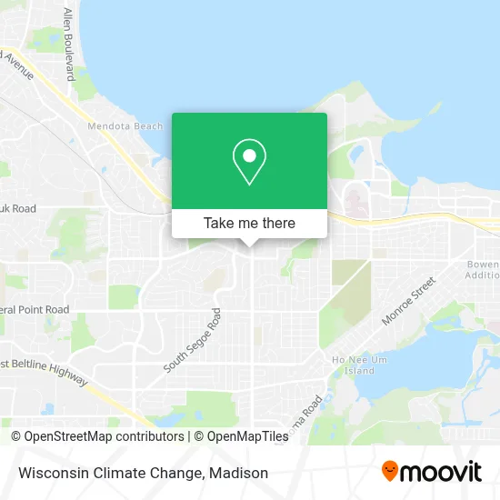 Wisconsin Climate Change map