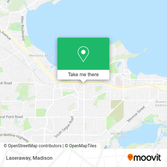 Laseraway map