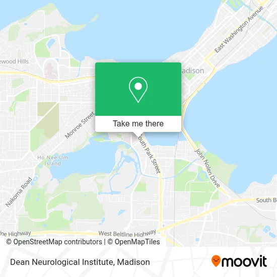 Dean Neurological Institute map