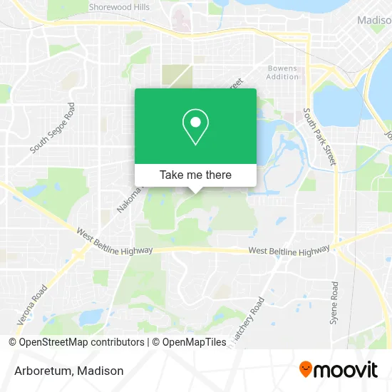 Arboretum map