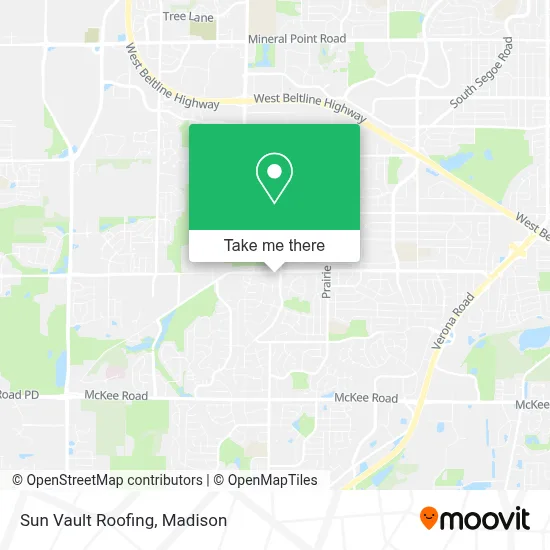 Sun Vault Roofing map