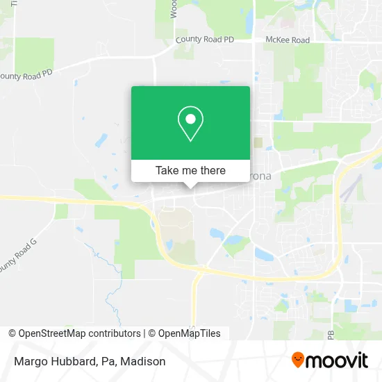 Margo Hubbard, Pa map