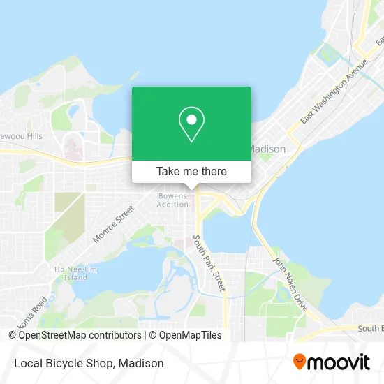 Local Bicycle Shop map