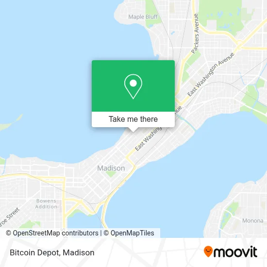 Bitcoin Depot map