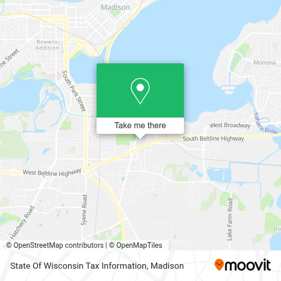State Of Wisconsin Tax Information map