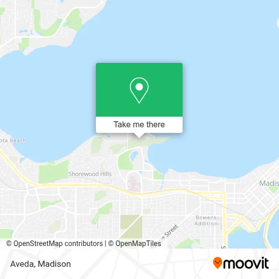 Aveda map