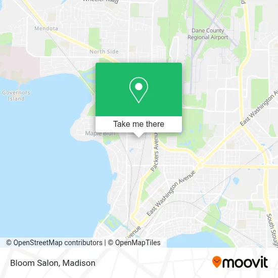 Bloom Salon map