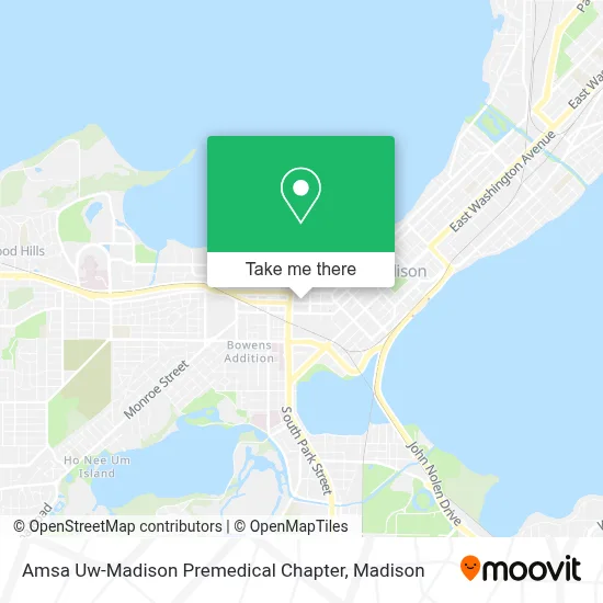 Amsa Uw-Madison Premedical Chapter map