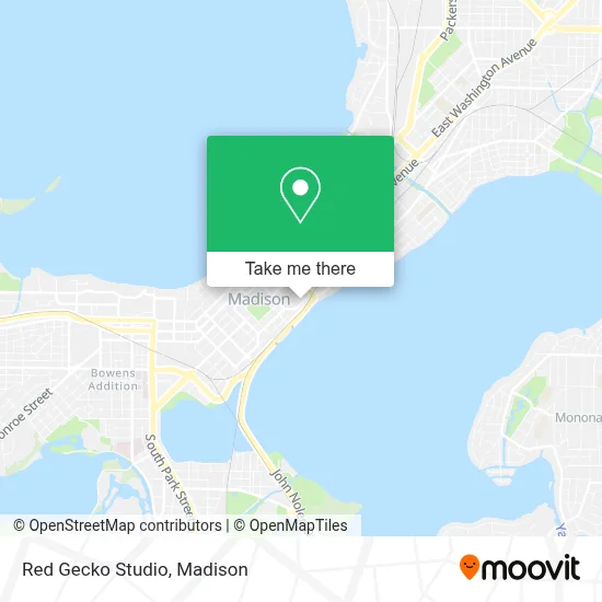 Red Gecko Studio map