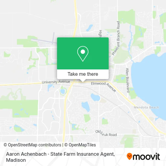 Aaron Achenbach - State Farm Insurance Agent map