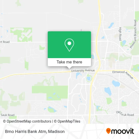 Bmo Harris Bank Atm map
