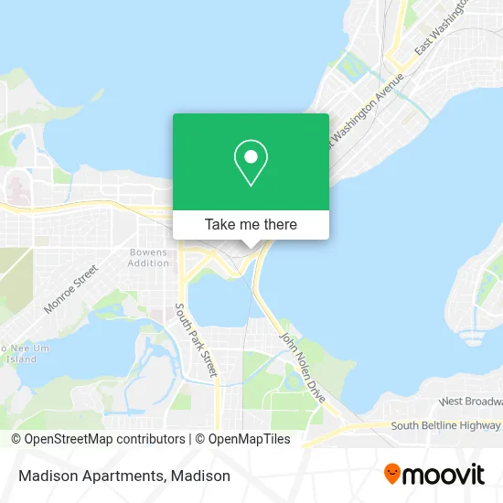 Madison Apartments map