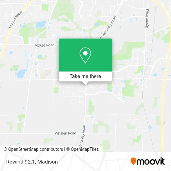 Rewind 92.1 map