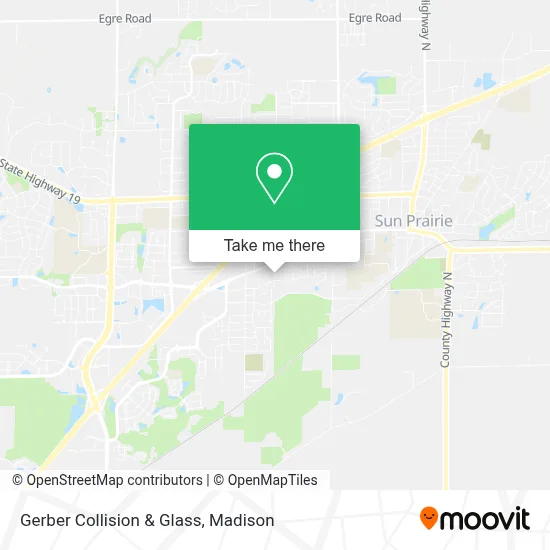 Gerber Collision & Glass map