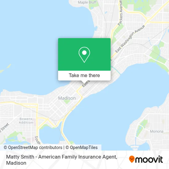 Matty Smith - American Family Insurance Agent map