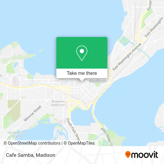 Cafe Samba map