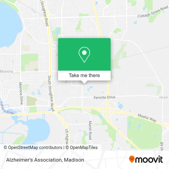 Alzheimer's Association map