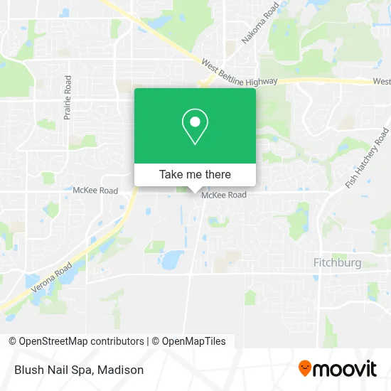 Blush Nail Spa map