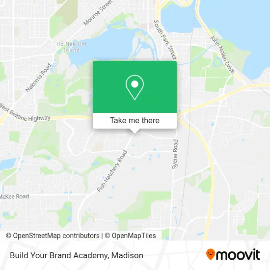 Build Your Brand Academy map