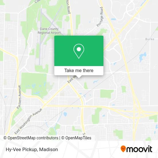 Hy-Vee Pickup map
