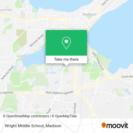 Wright Middle School map