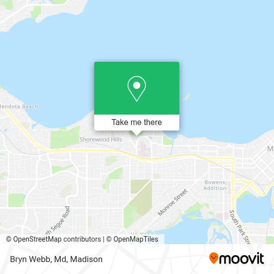 Bryn Webb, Md map